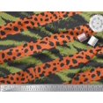 thumbnail image 3 of Soimoi Green Rayon Fabric Leopard & Wild Animal Skin Print Sewing Fabric BTY 56 Inch Wide, 3 of 3
