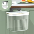 thumbnail image 2 of Wall-Mounted Kitchen Compost Bin with Lid, Compact Food Waste Collector for Countertops, Odor-Proof Design for Home and Office, 2 of 9