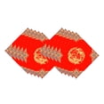 thumbnail image 3 of Zentra Papier de Riz Rouge Chinois Xuan Doufang Année du Cheval Bricolage Décoration Calligraphie 45cmx45cm, 3 of 10