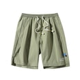 thumbnail image 1 of Cameland Men's Summer Beach Trousers Casual Drawstring Sports Have Pockets Short Pants, 1 of 4