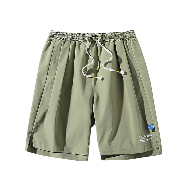 Cameland Men's Summer Beach Trousers Casual Drawstring Sports Have Pockets Short Pants