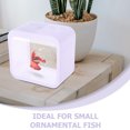 thumbnail image 3 of Raindrops Unique Plastic Aquarium For Small Aquatic Creatures With Compact Design 1Pack, 3 of 8