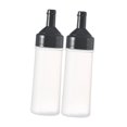 thumbnail image 2 of veasfak 2Pcs Condiment Dispenser Tomato Ketchup Bottle Empty with Cap Supplies Container 500mL Black, 2 of 9