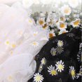 thumbnail image 4 of Tulle Flower Tulle Decorative Fabric Tulle Ribbon For Wedding Party Decoration Clothes Cm Black, 4 of 6