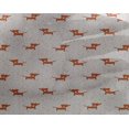 thumbnail image 4 of oneOone Georgette Viscose Fabric Dachshund Dog Decor Fabric Printed BTY 42 Inch Wide, 4 of 4