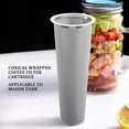 thumbnail image 2 of Cold Coffee Maker Coffee Filters for Wide Mouth Mason Jar Stainless Steel Ultra Fine Mesh Tea with Fruit Infuser Iced Coffee Maker Iced Tea Maker Cold Brew Coffee Maker,1 * Filter,silver, 2 of 8