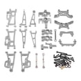 thumbnail image 4 of Xuanheng 1/14 RC Car Upgrades Accessories Front and Rear Shock Tower for 14210 Trucks silver, 4 of 8
