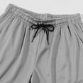 thumbnail image 5 of Sentmoon Mens Shorts Athletic High Waist Loose 2025 Summer Beach Shorts Drawstring Solid Color Quick Dry Running Shorts with Pockets Comfy for Sports Wear Gray S, 5 of 5