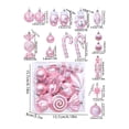 thumbnail image 3 of TopLLC 32 Pcs Christmas Tree Hanging Ornaments Set, Pre-Tied Shatterproof Plastic Assorted Baubles with Rope, Glitter Xmas Tree Decorative Pendants Christmas Decorations for Party Holiday Wedding, 3 of 6