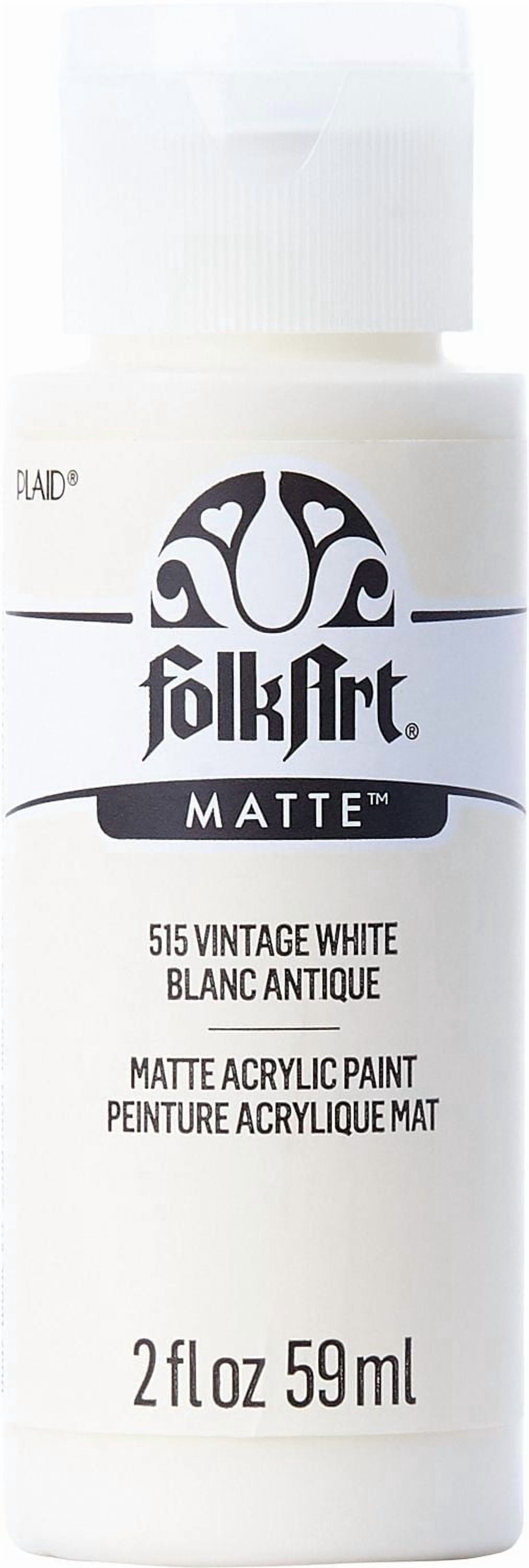Peinture acrylique mate FolkArt, 2 oz, Blanc Vintage