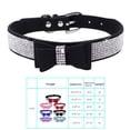 thumbnail image 3 of pitrice Bling Crystal Cat Collar Metal Adjustable Puppy Bow Tie Rhinestone Soft Collars Pet Supplies for Small Medium Dogs, 3 of 3