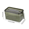 thumbnail image 3 of TopLLC Closet Organizers and Storage Refrigerator Food Storage Box Food Grade Preservation Box Kitchen Vegetable Dumpling Sorting Box Refrigerated Food Storage Box Plastic kitchen storage box, 3 of 7