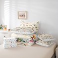thumbnail image 4 of Erosebridal Hummingbird Bedding Queen Size, Botanical Leaves Comforter Sets with Sheets, Lightweight, 4 of 5
