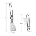thumbnail image 3 of Portable Folding Spatula Stainless Steel Cookware Utensil For Outdoor Camping Picnic Barbecue, 3 of 8
