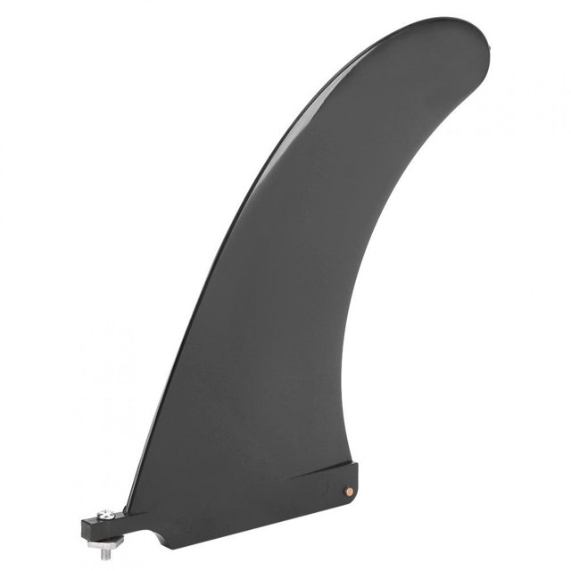 LHCER Surfboard Tail Fin,Surf Board Fin,9inch PVC Surfboard Tail Rudder Split Surfing Watershed Fin Accessory Black