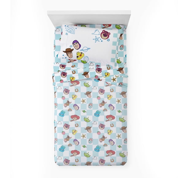 Toy Story 3-Piece kids Twin Sheet Set, 100% Polyester