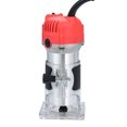 thumbnail image 2 of Amdohai 800W Trim Router 30000r/min with Transparent Base Edge Guide Wood Laminate Electric Trimmer Compact Palm Router Corded for Woodworking Trimming Slotting Notching / Aluminum Red /, 2 of 7