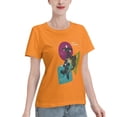 thumbnail image 2 of T-Shirt Basique à Manches Courtes pour Femmes Style de Rue Demon Slayer, 2 of 6