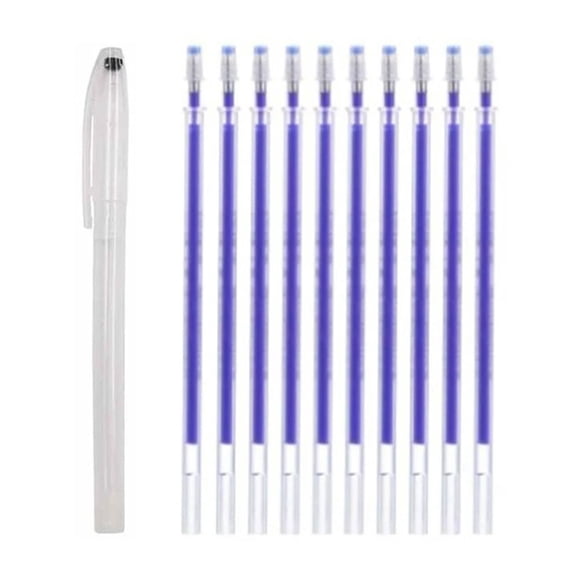 Heat Erasable Fabric Pen, 4 Colors for Sewing & Quilting, Blue