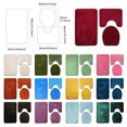 thumbnail image 4 of Decodeary Cushioned Bathroom Rug Set Textured Floor Mat With Enhanced Safety Space PJ210611-B003 50*80cm 1Set, 4 of 6
