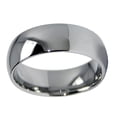 thumbnail image 3 of 8MM Classic Dome Men's Tungsten Carbide Ring Wedding Band size 14, 3 of 4