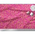 thumbnail image 2 of Soimoi Pink Silk Fabric Aboriginal Mosaic Decor Fabric Printed Yard 42 Inch Wide, 2 of 3