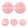 thumbnail image 4 of Miangastore Small Loose Powder Puff Makeup Powder Puffs Pink Cotton 2Pcs 3x3x0.8in, 4 of 8