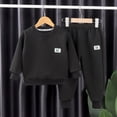 thumbnail image 3 of Pants for Girls Sweatshirt for Girls Boys And Girls Long Sleeved Round Neck Printed Sweatshirt And Pants Two-Piece Set with Elastic Waist And Long Pants Two-Piece Set, 3 of 3