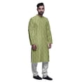 thumbnail image 2 of Atasi Designer Kurta Pajama For Men Printed Straight Kurta Set Summer Clothing, 2 of 5