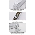 thumbnail image 4 of Ruiboury Zinc Alloy Fridge Door Handle Portable Detachable Replacement Kitchen Restaurant Refrigerator Oven Cabinet Pull Hardware Type 2 with Key, 4 of 8