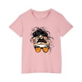 thumbnail image 1 of Économies d'Été! SROBPTY T-Shirts à Manches Courtes pour Tout-Petits, T-Shirt Mode à Col Rond Imprimé pour Garçons et Filles Tout-Petits, Haut à Manches Courtes Rose, 3 Ans, 1 of 5