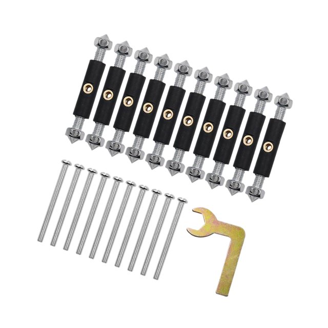 ziyahi Cassette Screws Support Rod Kit Rust Resistant Repair Device for Wall Switch 118 Insulated Type