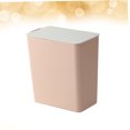 thumbnail image 4 of LRXIYODE Contenant de Rangement de Bureau Rose Bac de Recyclage en Plastique pour Usage Quotidien Lot de 1, 4 of 8