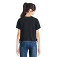 thumbnail image 3 of Justice Girls' Lace-Up Graphic Tee, 3 of 3