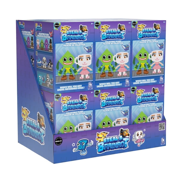 ROBLOX STEAL A BRAINROT ぬいぐるみ未開封5箱 Steal A Brainrot – Mystery Collectible Plush Includes DLC Codes
