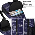 thumbnail image 5 of Educational Science Sling Backpack, Scientific Formula Crossbody Daypack for Classroom Learning and Lab Use, 5 of 5