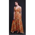 thumbnail image 2 of Bimba Robe Longue Maxi Imprimée Oiseaux pour Femmes, Tenue d'Été, Grande Taille, 2 of 6