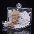 thumbnail image 4 of Zootealy New Acrylic Cotton Swabs Storage Holder Box Transparent Makeup Case Cosmetic Container, 4 of 7