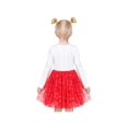 thumbnail image 2 of Robe Fille Rouge Blanc Tee Renne Cercle à Pois Fête de Noël 5 Ans, 2 of 5