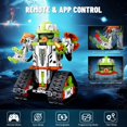 thumbnail image 4 of OUTOGO STEM Robot Building Kit with Remote Control for Boys Age 6-13, Coding Robotic Technic Toys Birthday Gifts for Kids, 5 in 1 Science Kit Robotic, 4 of 8