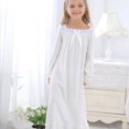 thumbnail image 3 of Robe Fille Tout-Petit Blanche Rose Robe Décontractée Jupe Princesse pour Fille 3-20 Ans, 3 of 6