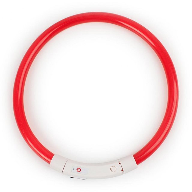 Collier pour Chien LED Noctilucent Rechargeable par USB