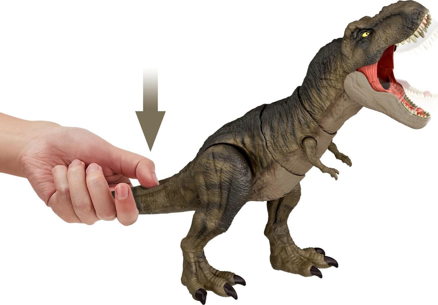 ​Jurassic World: Dominion Thrash ‘N Devour Tyrannosaurus Rex Dinosaur Figure