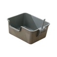 thumbnail image 4 of Cat Litter Box Kitty Litter Pan Cat Sandbox Durable Open Top Pet Litter Tray Gray, 4 of 7