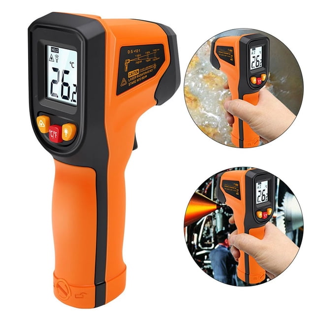 1PCS Digital Thermometer Infrared LCD Temperature Non-contact Thermometer