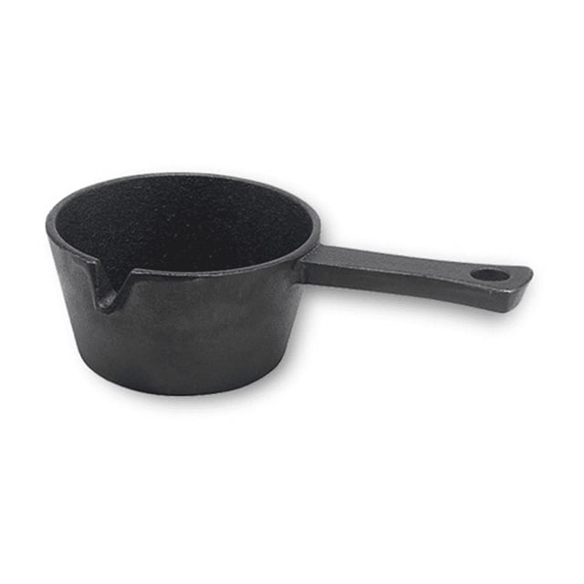 Cast Iron Dip Pan Mini Round Dip Pan for Outdoor BBQ Picnic 9.5cm