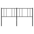 thumbnail image 3 of vidaXL Metal Headboard Black 193 cm, 3 of 5