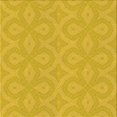 thumbnail image 1 of Ahgly Company Tapis d'Intérieur Lavable en Machine Carré Jaune Transitionnel, 7 Pieds Carré, 1 of 7