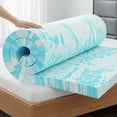 thumbnail image 2 of EDX King Size Memory Foam Mattress Toppers, Bed Topper Pad Cooling Gel Infused Soft Comfy Padding Breathable for Sleeper Sofa Couch RV Camper, CertiPUR-US Certified, 3 Inch Thick, 2 of 10
