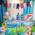 thumbnail image 4 of serony Party Balloon with Gradient Color Birthday Party Decor Aluminum Foil Balloon 32 Inch, Number 4, 4 of 7